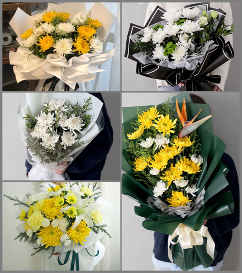 安徽淮北市濉溪县双堆集镇祝庙村白事花束代送